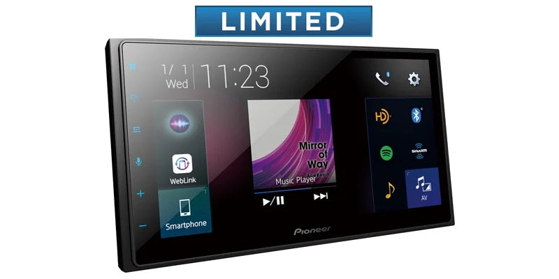 Pioneer -2660NEX 6.8" Mechless Media Receiver + License Plate Backup Camera