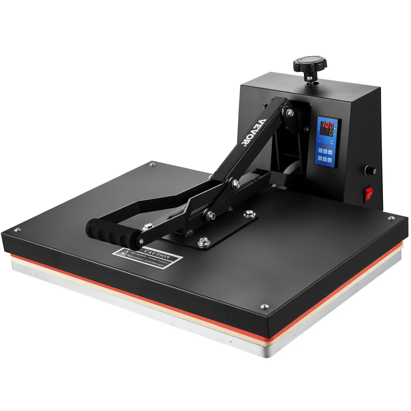 16x24 Heat Press Machine 1700W Power, Industrial Sublimation Printer for TShirt and Heat Transfer Vinyl, Easy to Use Digital Heat Press Black