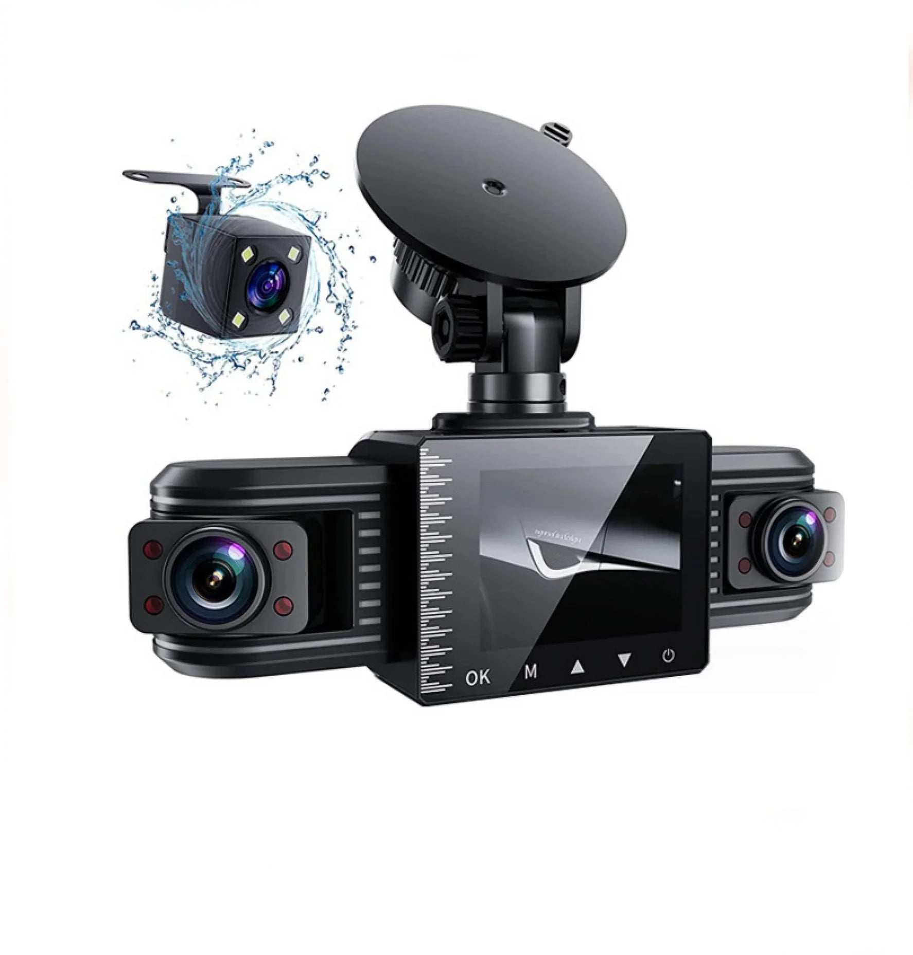 Dual Lens Car Camera Vehicle  Dash Cam Video Recorder