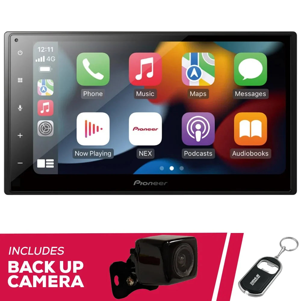 Restored   Pioneer - 6.8" Multimedia Receiver and Backup Camera (Refurbished)