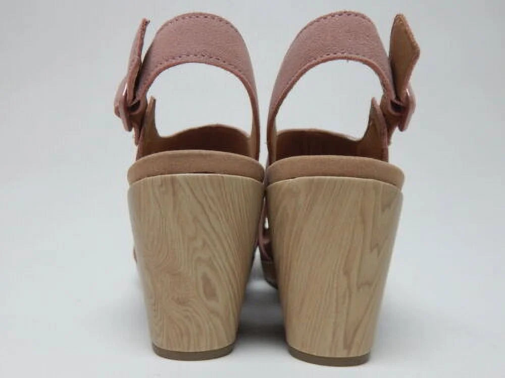 Rockport Vivienne Size  9   Women's Suede Slingback Sandals Light Rose