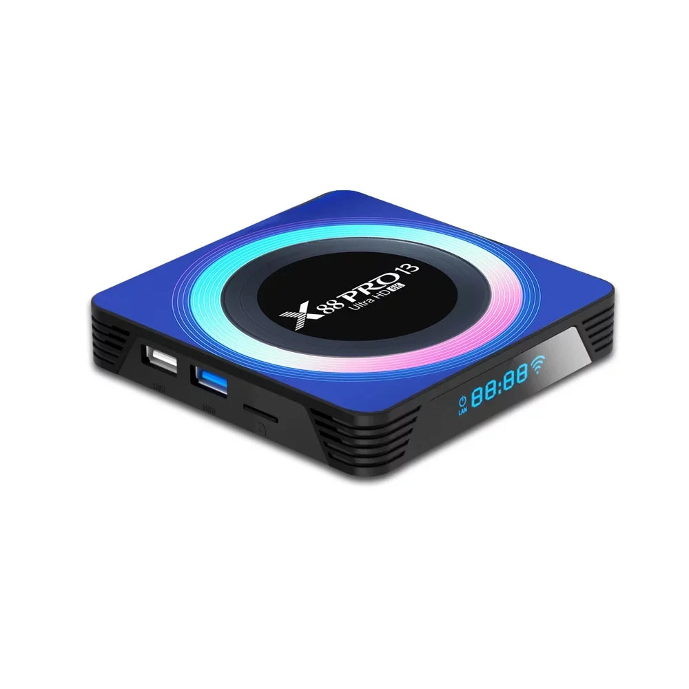 Android 13.0  Box,  13 Acrylic 4GB  64GB   Quad-Core WiFi6 Dual Band 2.4G/5.8G Ethernet 1000M .0 8K + Ultra  .0