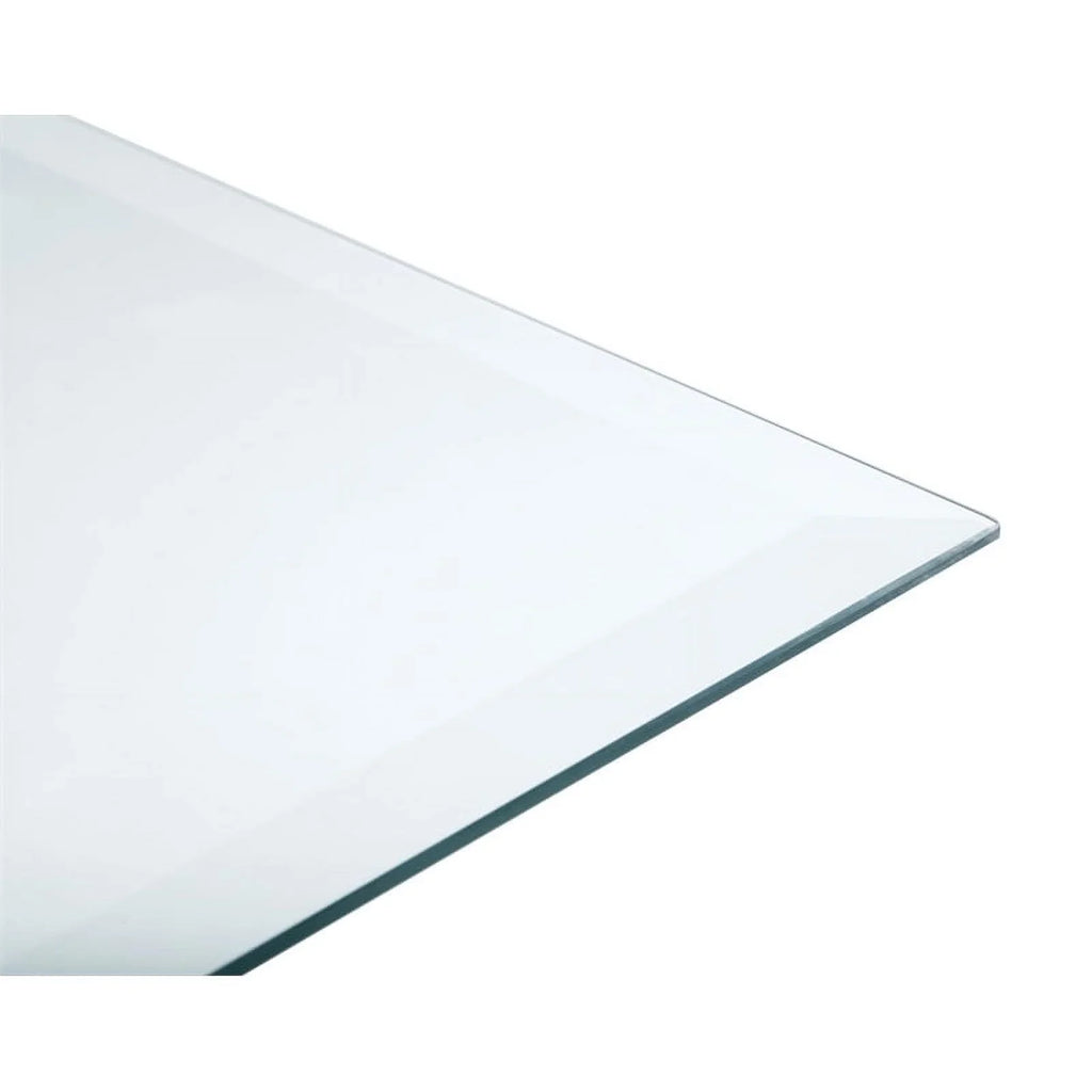 52x27" 6mm Rectangular Glass Top Clear
