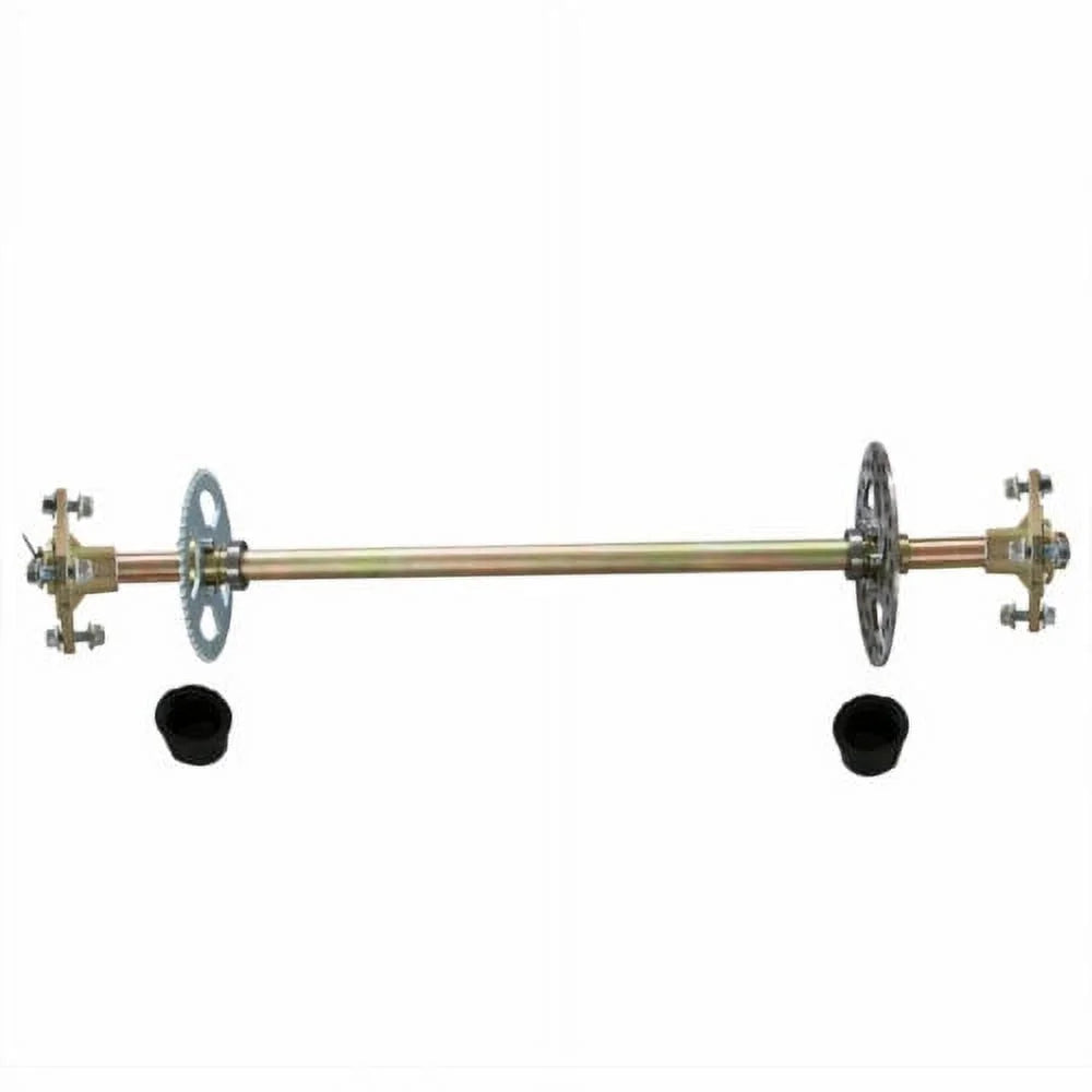 29"Go Kart Rear Live Axle Kit,Brake Assembly,Sprocket &Hub Fits Drift Trike Quad