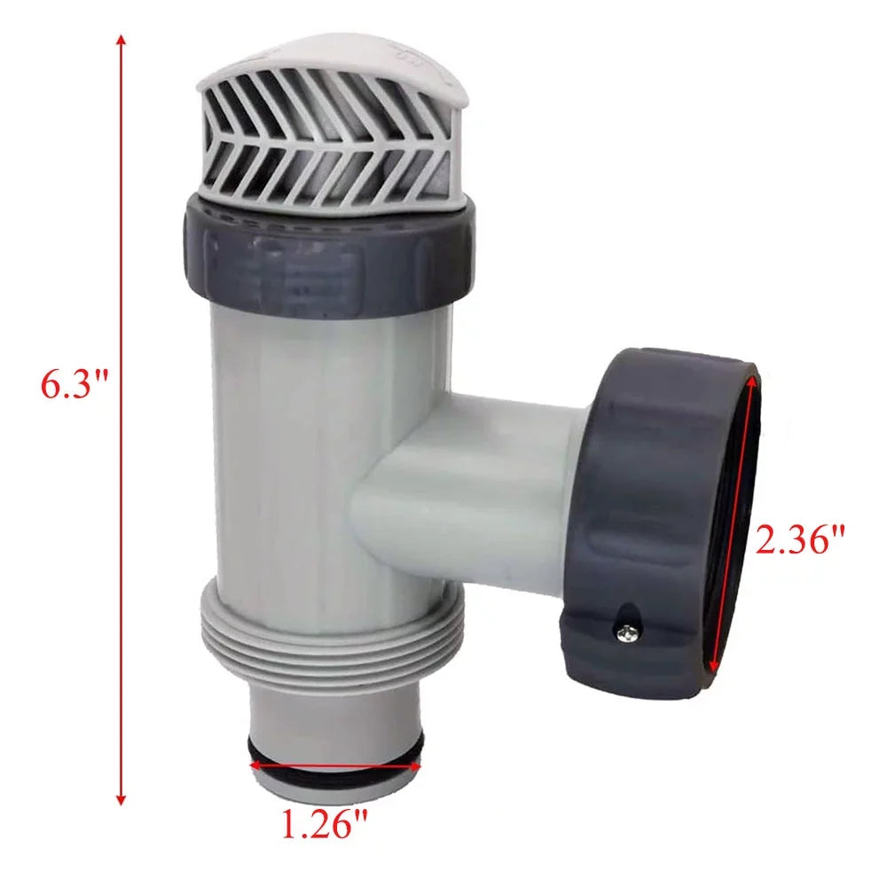 2Packs Hose Plunger Valve Assembly 25010 for Above Ground Pool And Electric Manual Pool Pump