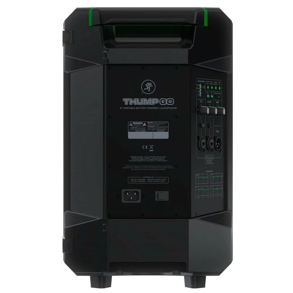2 Mackie Thump  8" Portable Battery-Powered Rechargeable   Bluetooth Speaker