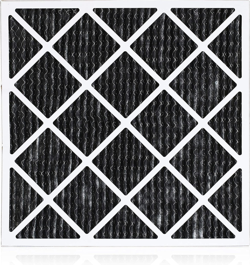Filterbuy 16x18x1  8 Odor Eliminator Pleated   Furnace Air Filters with Activated Carbon (3-Pack)