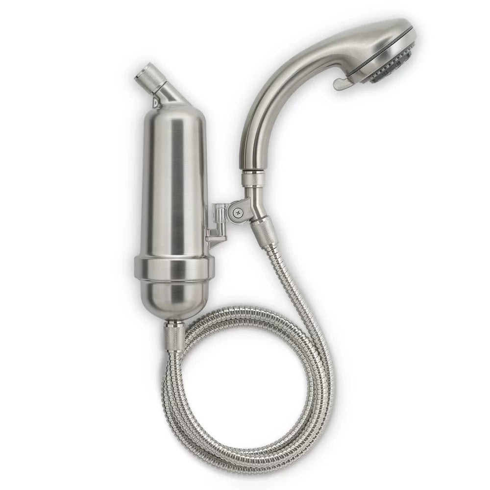 WaterChef Premium Shower Filter System -7C with Deluxe Wand & Advanced ThermalGuard (Brushed Nickel)
