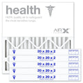 AIRx Filters 20x20x2 Air Filter  13 Pleated   Furnace Air Filter, Health 6-Pack, Made in the
