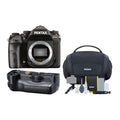 Pentax -1 Mark   Camera with - Battery Grip, Camera Gadget Bag Bundle