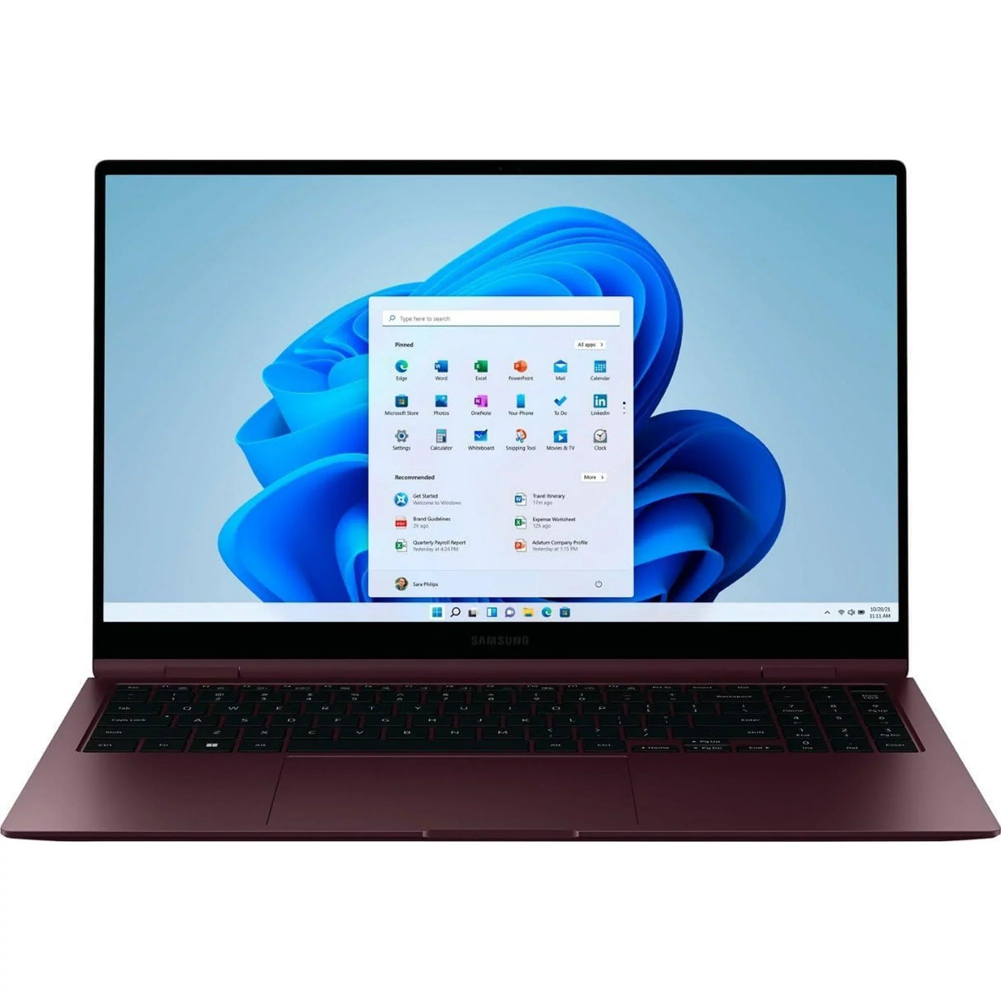 Open Box Samsung Galaxy Book 2 Pro 360 13.3" (256GB) intel Core i7, Burgundy