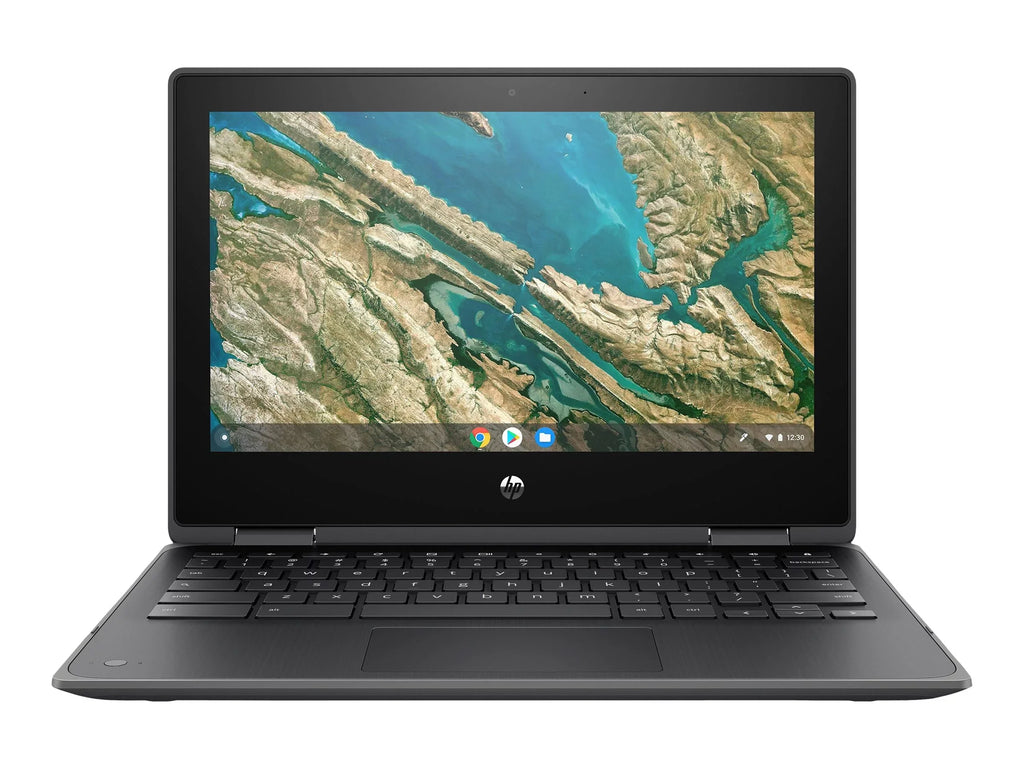 Chromebook x360 11  Education Edition - Flip design - Intel Celeron -  / up to 2.8 GHz - Chrome  -  Graphics 600 - 4   - 32  eMMC - 11.6"  touchscreen 1366 x 768 () - Wi-Fi 5 - chalkboard gray - kbd: