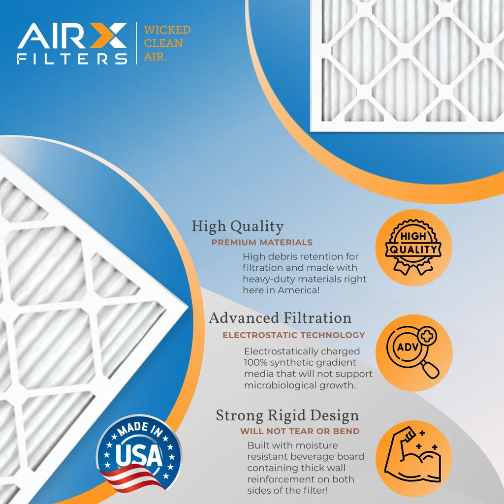 16x24x1 Air Filter  11 Comparable to  1000,  1200 &  7 Electrostatic Pleated Air Conditioner Filter 6 Pack  Premium  Made 16x24x1 Furnace Filters by     .