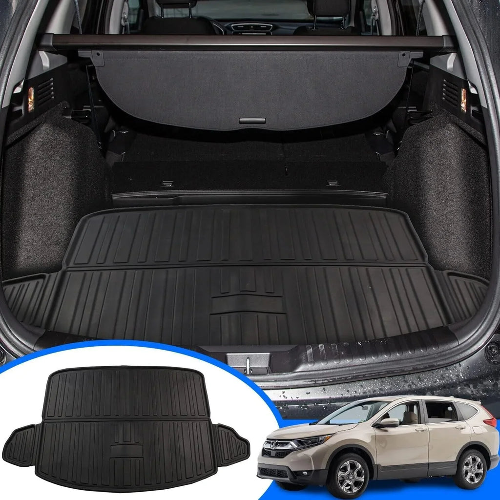 Cargo Liner Fit 2017-2022 Honda - All Weather Rear Trunk Cover Cargo Tray Floor Mat for Honda - 2017 2018 2019 2020 2021 2022 Accessory, Black