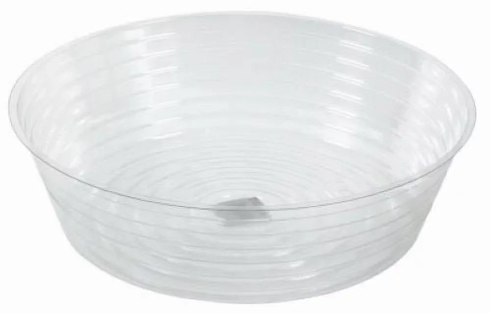 Midwest  12" Clear Vinyl Deep Plant Planter Saucer Liner - Quantity of 12