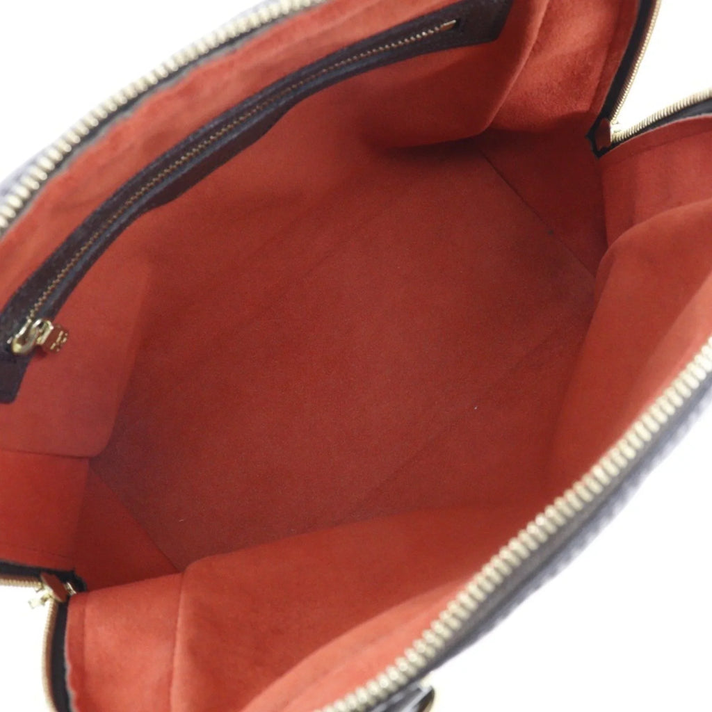 Pre-Owned   Louis Vuitton Brera Handbag  Damier Canvas Brown  Women's (Good)