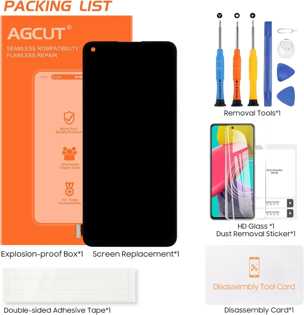for Oneplus 8T 8T+ 5G Screen Replacement  Display     Screen Touch Digitizer Assembly Repair Part (Support Fingerprint)