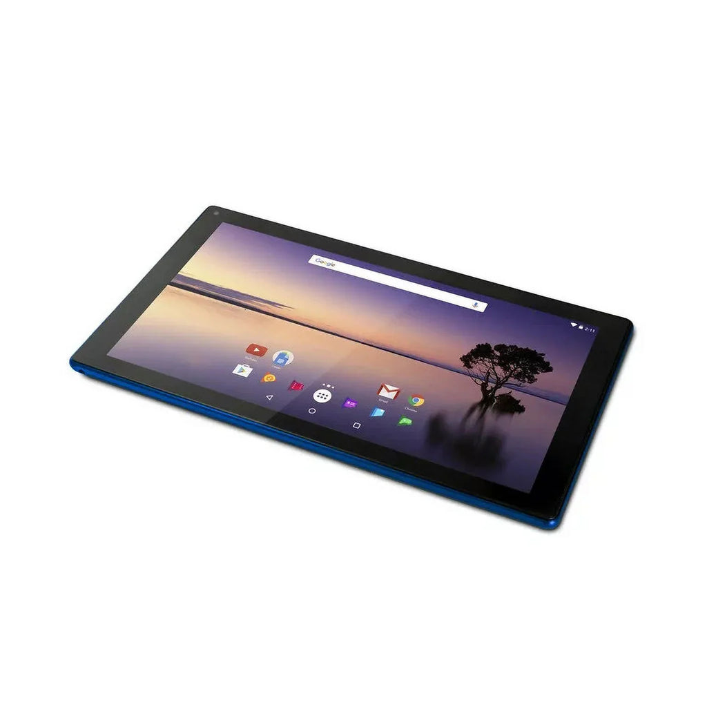 Restored Ematic 10" 16GB Quad-Core Tablet with Android 7.1 (Nougat) + Keyboard Folio Case and Headphones () (Refurbished)