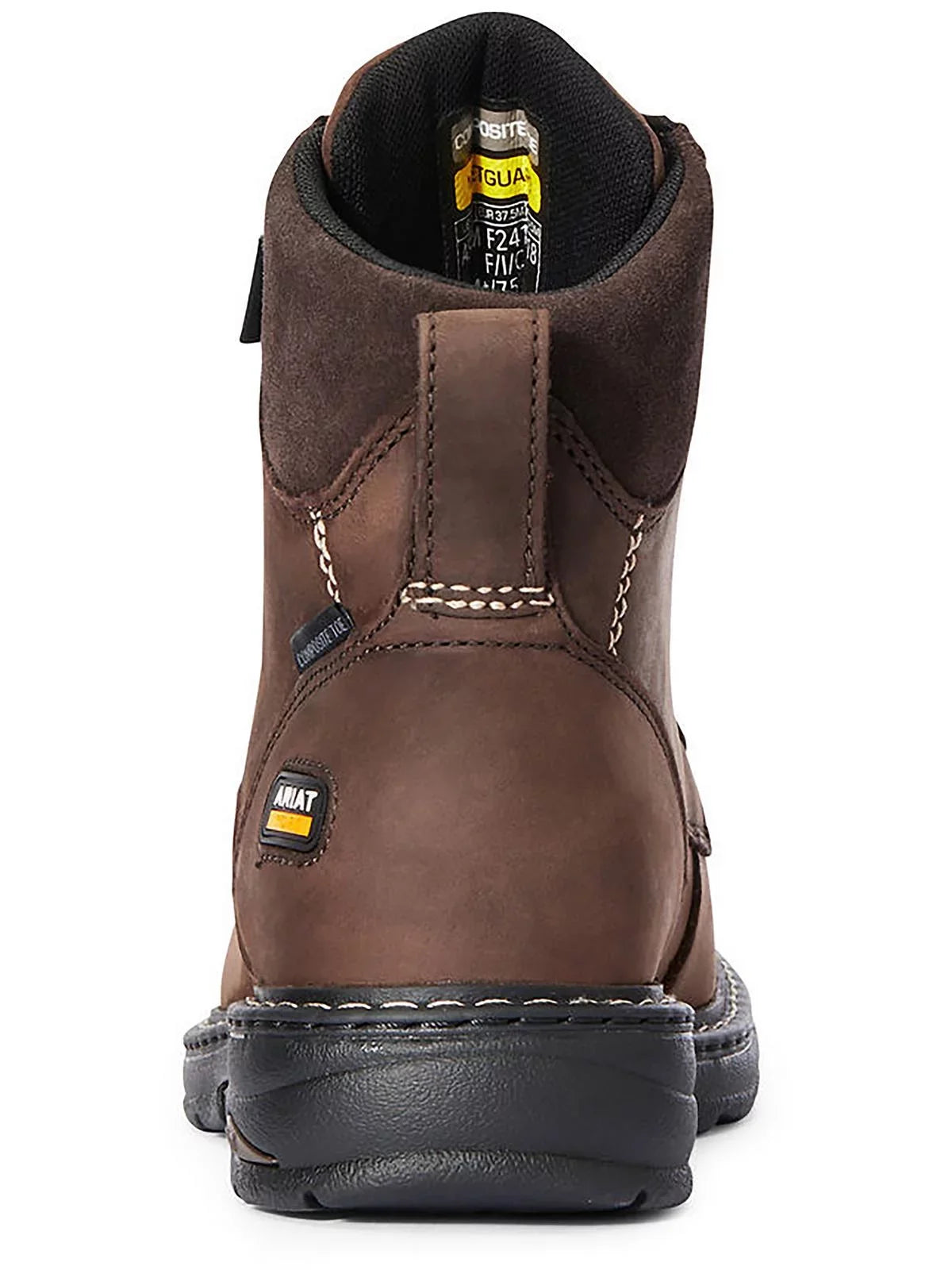 Womens 6" Casey Composite Toe Internal Metatarsal Guard Work Boot Oily Distressed Brown - 10033995