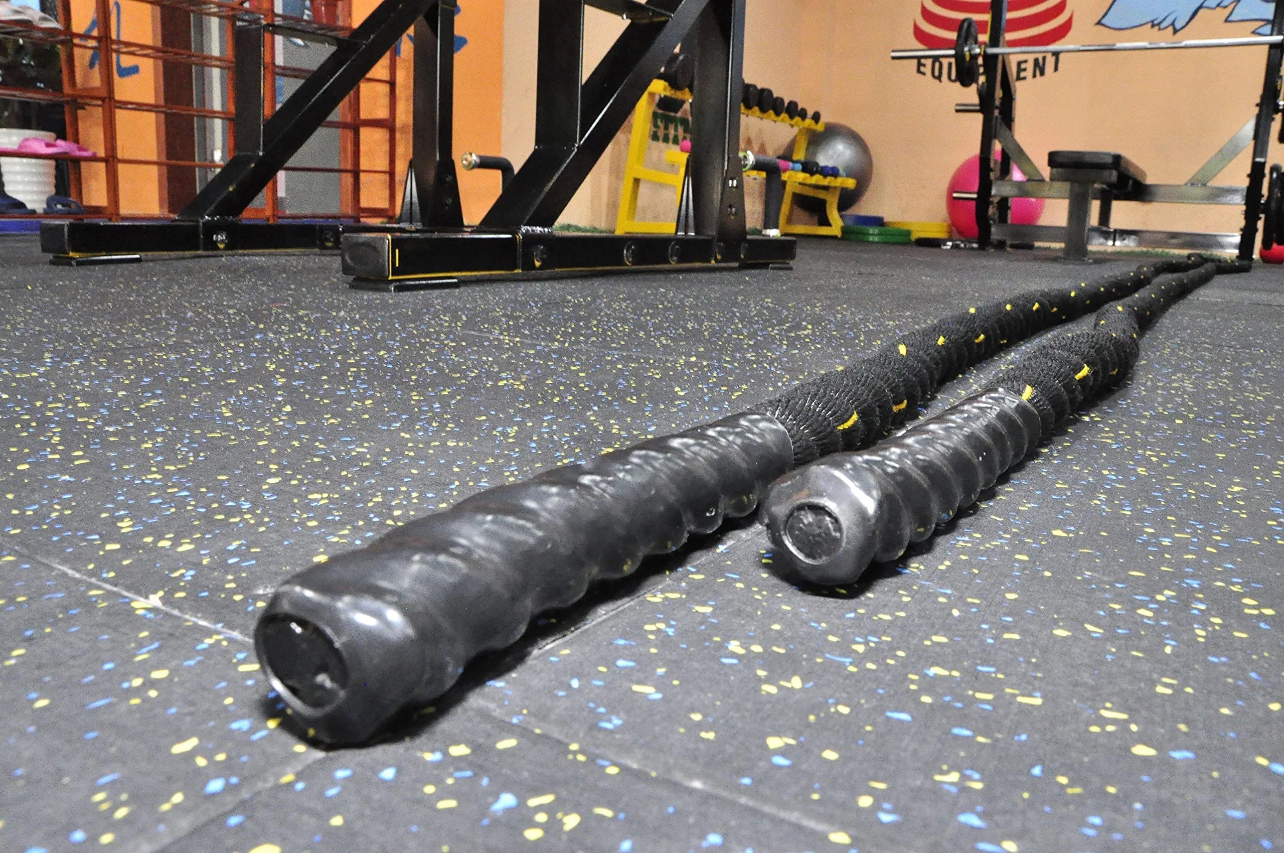 BalanceFrom Battle Rope 1.5 Inch Diameter Poly Dacron 30  Length, Heavy Ropes for Home Gym and Workout