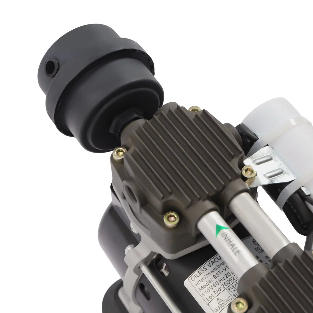 95Kpa Industrial Oilless Vacuum Pump 100W Oil Free Vacuum Pump with Air Filter