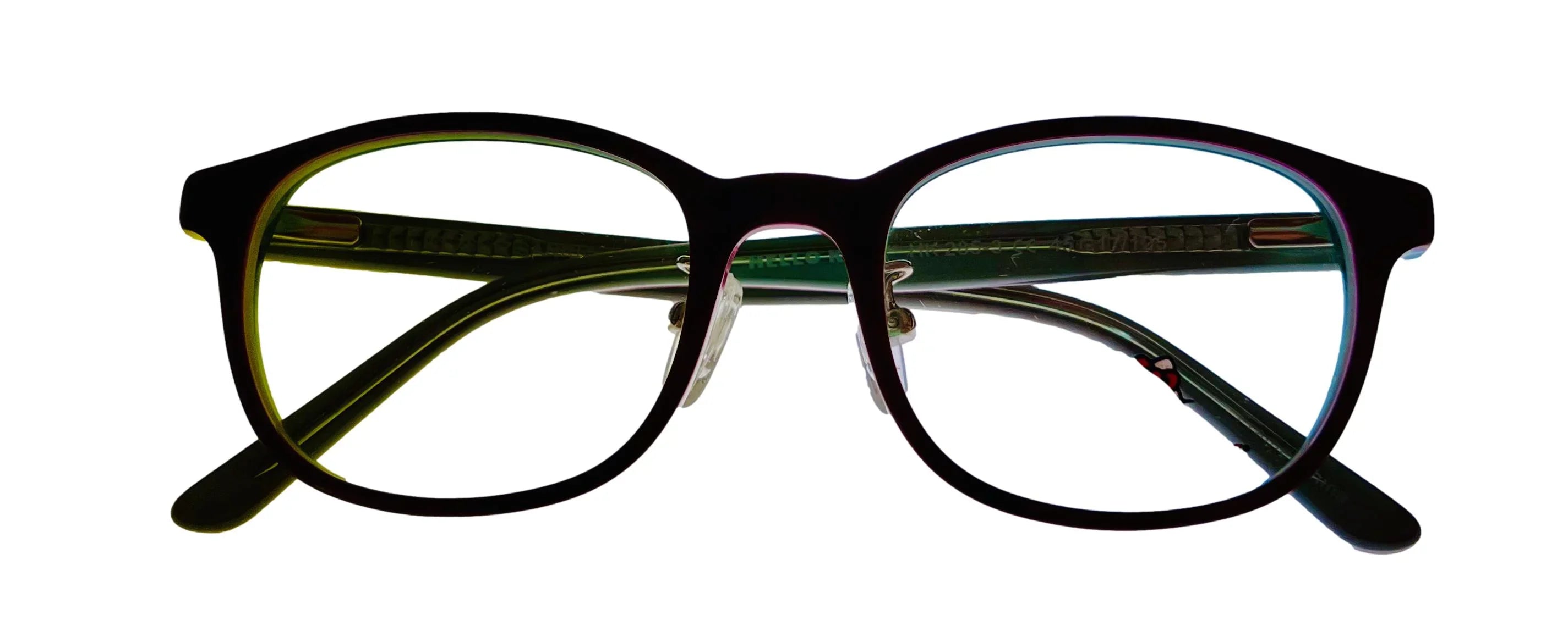 Hello Kitty Girls Red Soft Rectangle Plastic Eyewear Frame 285 45mm