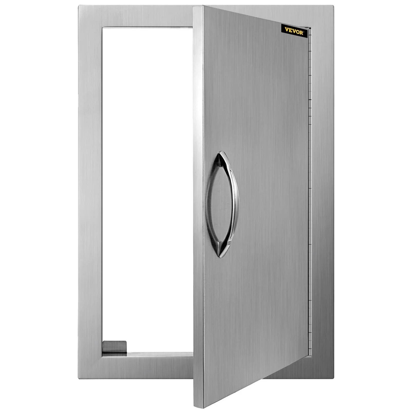 14x20 Inch Vertical Stainless Steel  Access Door - Ideal for Outdoor Kitchen,  Island, and Grill Station