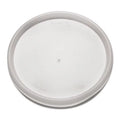 Dart 20JL Plastic Lids For Foam Cups, Bowls And Containers, Flat, Vented, Fits 6-32 Oz, Translucent, 100/pack, 10 Packs/carton