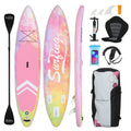 11FT Stand Up Paddle Board Inflatable  Surfboard Complete Kit with Kayak Seat