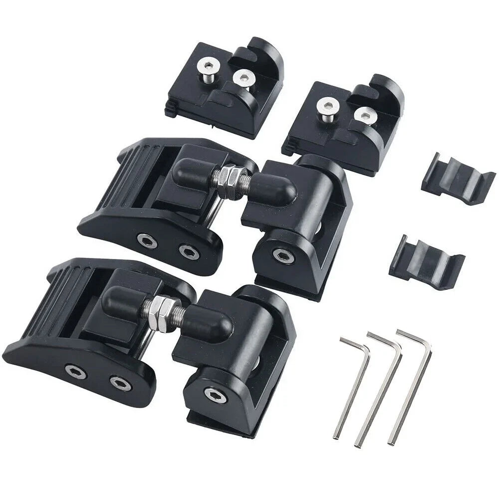 JahyElec Durable Black Hood Latch Lock Catch for Jeep Wrangler  07-18 - Secure Your Off-Road Adventures