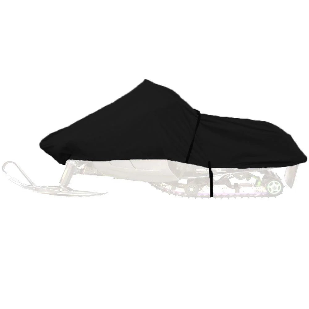 200 Denier Storage Snowmobile Cover Compatible for the 2010-2010 Ski Doo Bombardier Model   600 Snowmachine Sled. All Black.
