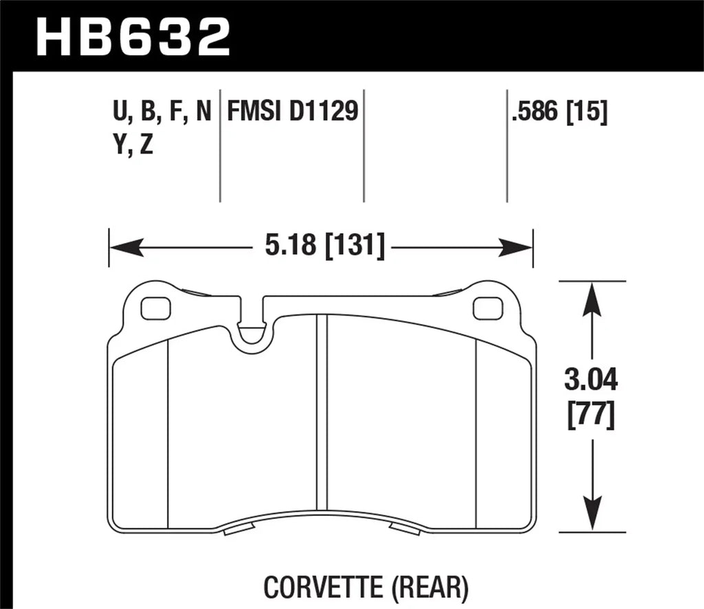 Hawk 2005 Aston Martin   Street Front Brake Pads