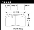 Hawk 2005 Aston Martin   Street Front Brake Pads