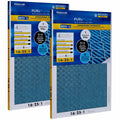 PureFlow, Home Furnace Air Filter 16x25x1, with 4 Layers of Advanced Filtration Technology, -13 Pack-of-2