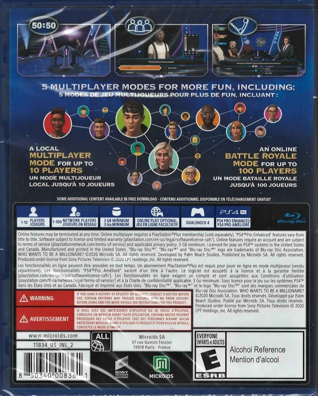 Who Wants to Be  Millionaire  (Brand New Factory Sealed  Version) PlayStat-0850340008361
