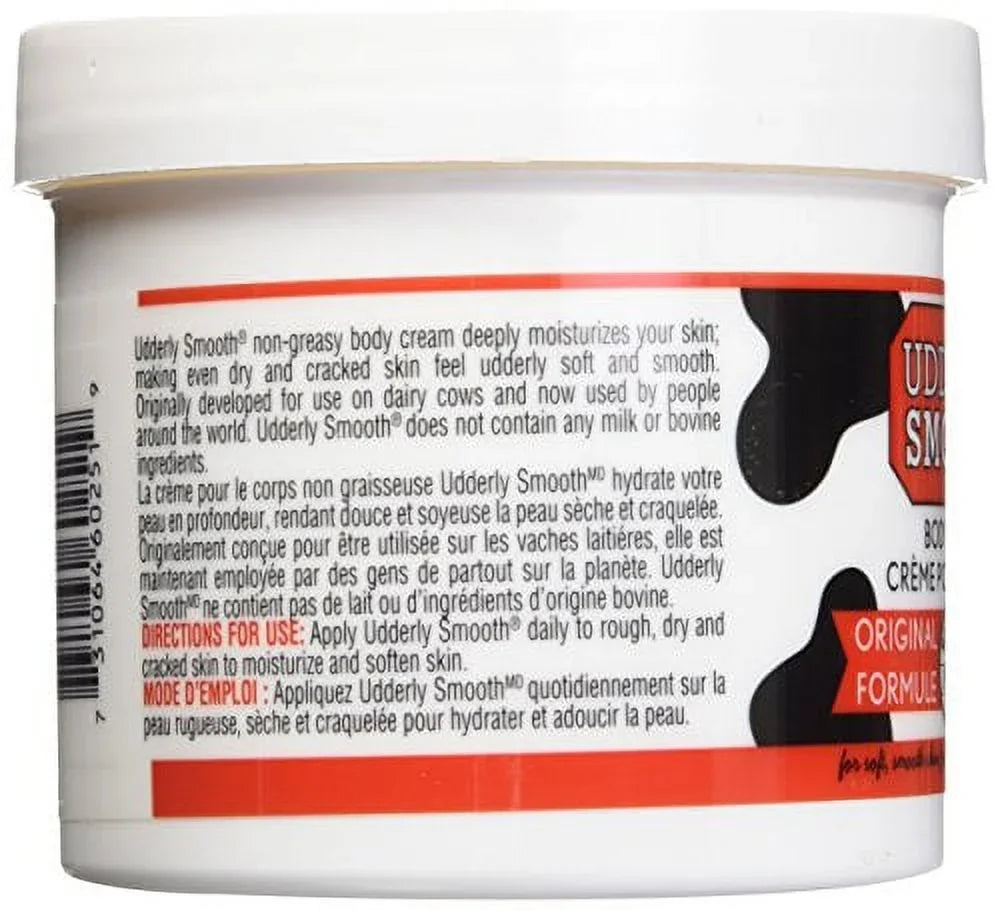 6 Pack - Udderly Smooth Body Cream Skin Moisturizer Original Formula for Rough Dry Skin, 10 Ounce