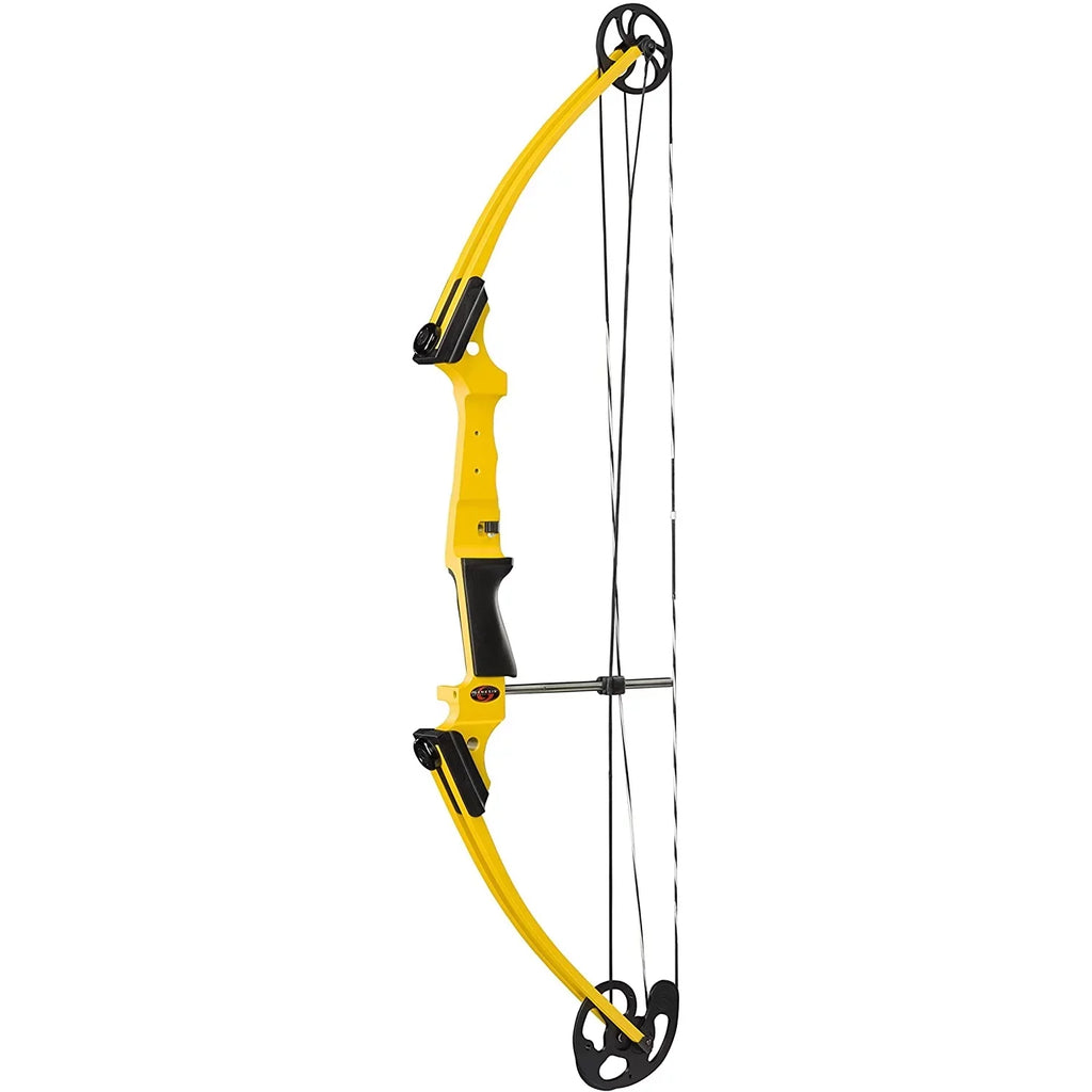 Genesis Original Archery Compound Bow Adjustable Size,Left Handed,Yellow