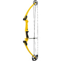 Genesis Original Archery Compound Bow Adjustable Size,Left Handed,Yellow