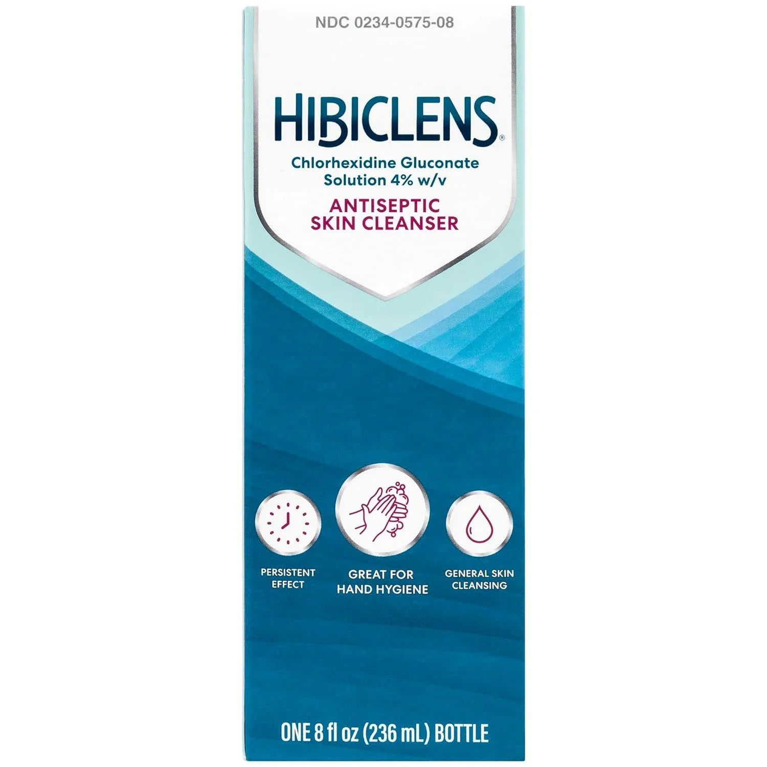 Hibiclens Antiseptic Skin Cleanser & Hand Soap for Home & Hospital - Fast-Acting & Long-Lasting Protection from Germs, Antibacterial & Antimicrobial Effect - 4%  For Surgery - 8 oz Pack of 1