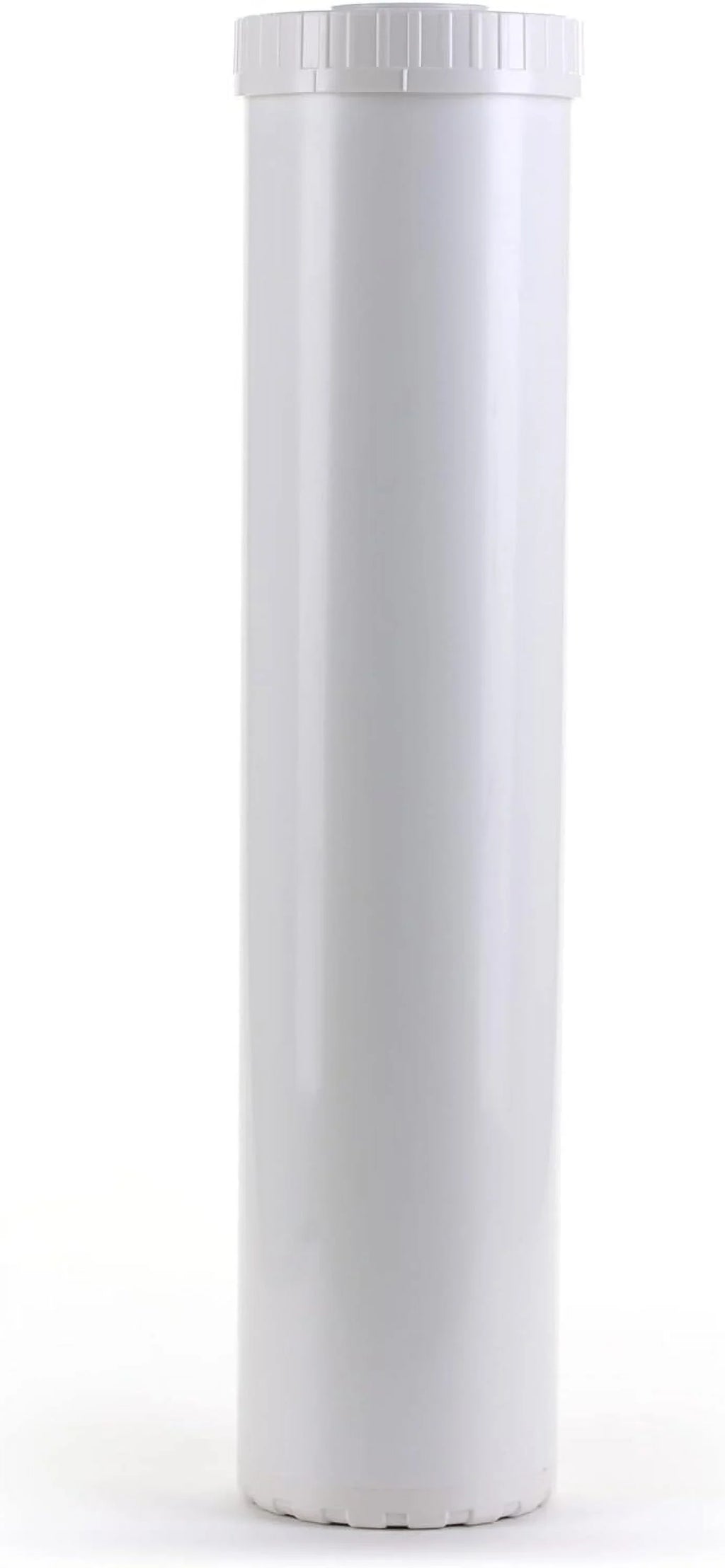 White Empty Water Filter Cartridge Durable Construction For Pre Post, Fits Standard Housings 4.5  20