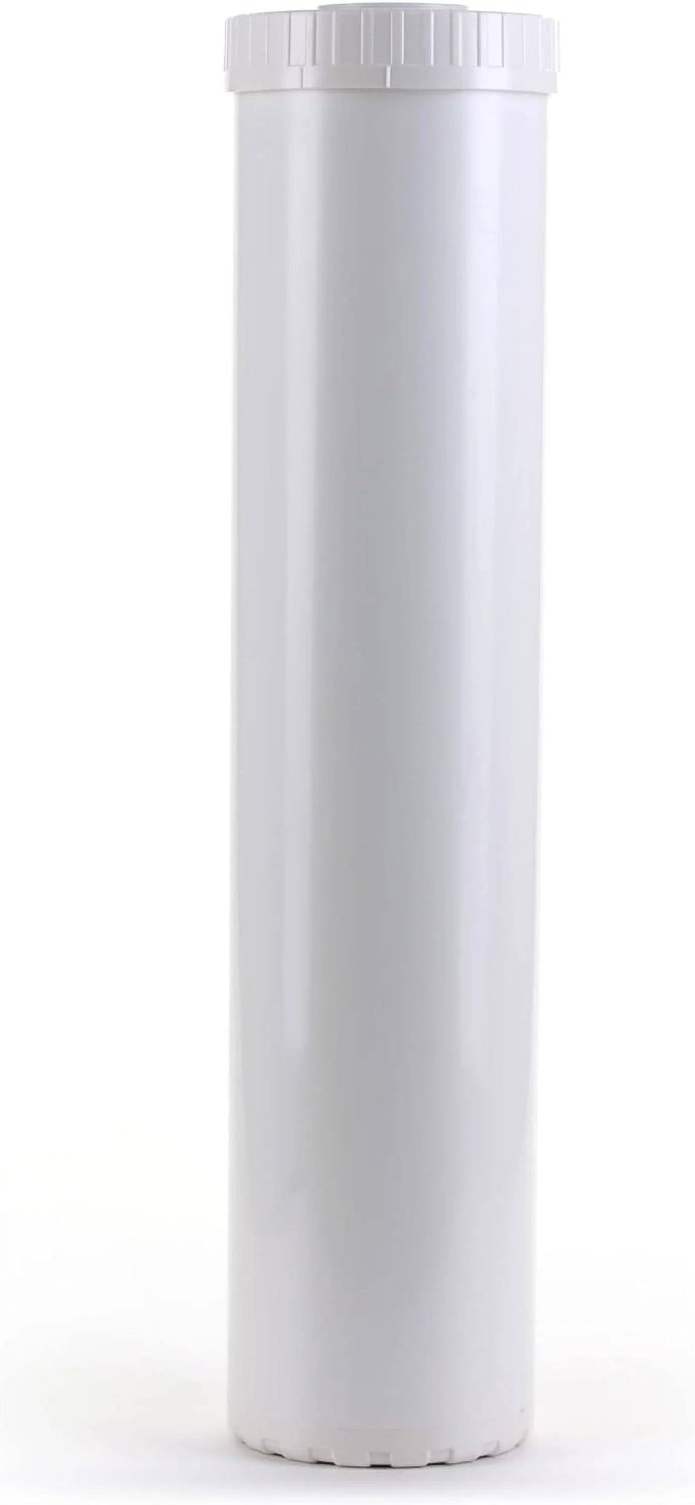 White Empty Water Filter Cartridge Durable Construction For Pre Post, Fits Standard Housings 4.5  20