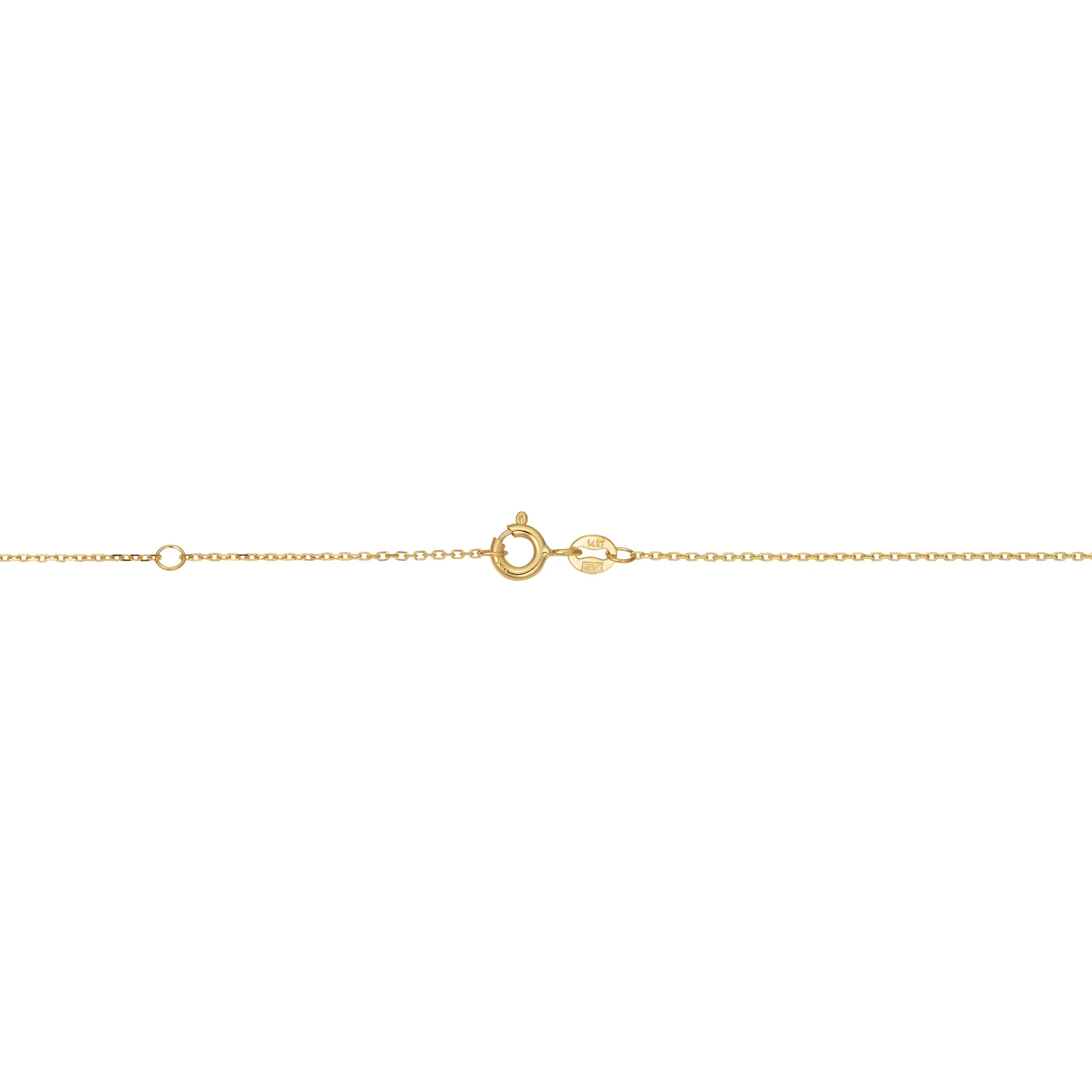 14k Yellow Gold 8 mm Diamond-cut Disc Adjustable Length Bracelet (adjusts to 6.5 or 7.5 inch)