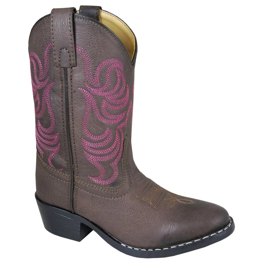 Kids Monterey Western Boots, Color: Brown, Size: 10.5, Width:  (1624C-10.5R)