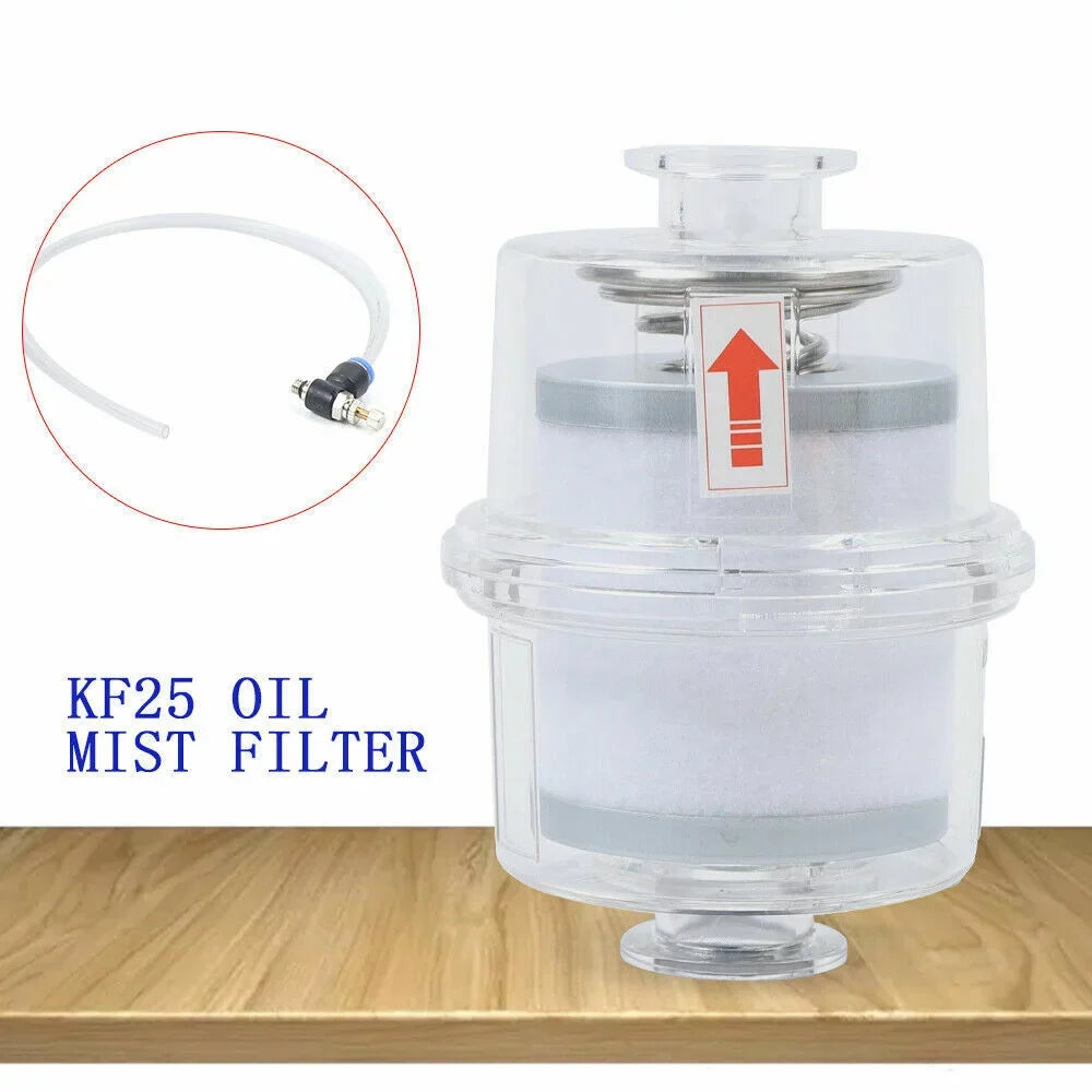 fit Vacuum Pump Fume Separator Exhaust Filter  Interface Oil Mist Filter