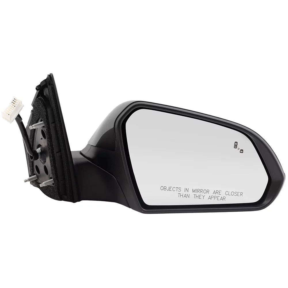 Brock Replacement Passengers Power Side View Mirror w/ Blind Spot Detection fits 2018 Sonata replaces  87620C2580