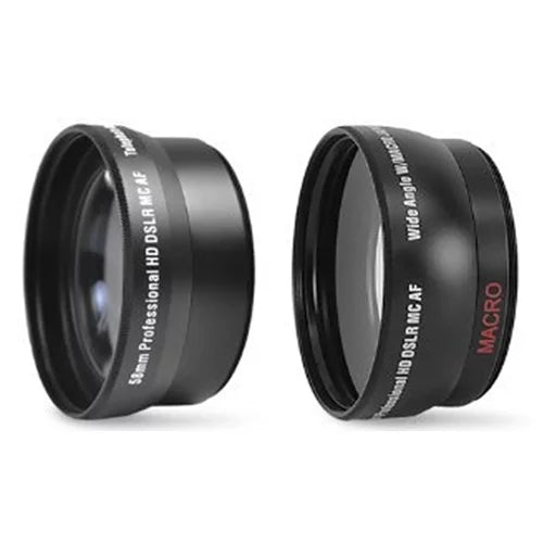 Nikon  Mirrorless Digital Camera with 50mm f/1.8  Lens + 0.43X Wide Angle Lens + 2.2x Telephoto Lens + Flash + 64GB Memory Card + -- Filters + Wireless Remte - International Version