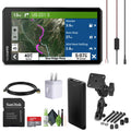 Garmin Zumo  - All-Terrain Motorcycle  Navigator, 6" Sunlight Readable Display, Motor Bike Garmin  Navigation System Bundle with Motorcycle Mount + 32GB  Memory Card and Accessories