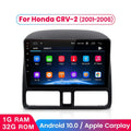 Carplay Car Stereo Radio for Honda  2001 2002 2003 2004 2005 2006,1+32GB 9 Inch Touch Screen with Apple Android Auto  Navigator Bluetooth WiFi  Radio Mirror Link