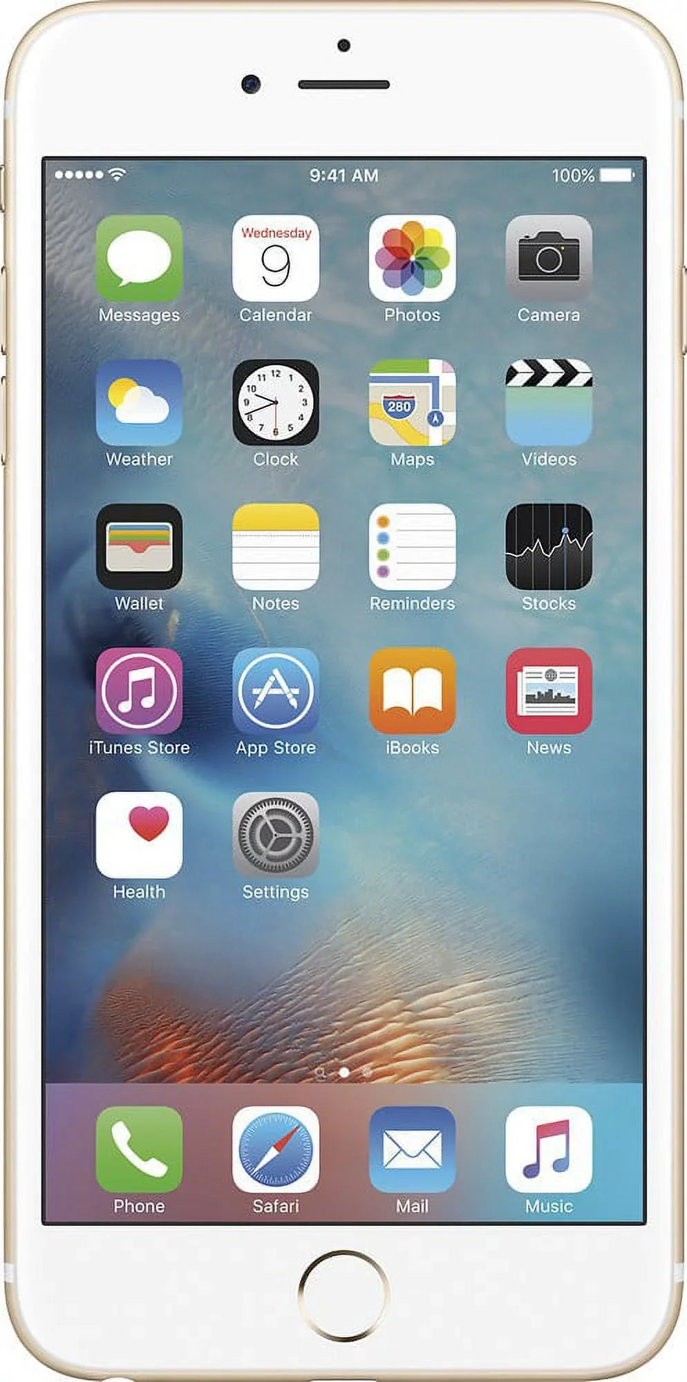 Apple iPhone 6s Plus 128GB Unlocked  4G  Dual-Core Phone w/ 12MP Camera - Gold (Used)