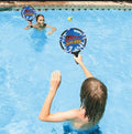 14.75" Blue and White Smash '' Splash Paddle Ball Swimming Pool Game